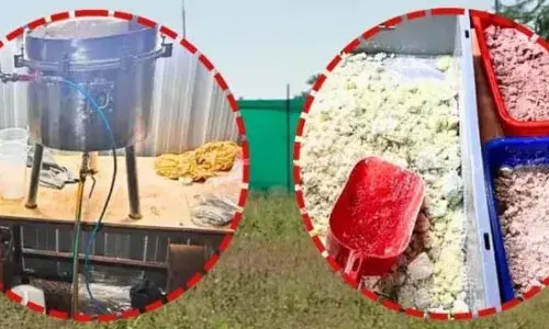 ड्रग्स फैक्ट्री का भंडाफोड़, 192 करोड़ की मेफेड्रोन जब्त, 3 आरोपी गिरफ्तार ड्रग्स फैक्ट्री का भंडाफोड़, 192 करोड़ की मेफेड्रोन जब्त, 3 आरोपी गिरफ्तार