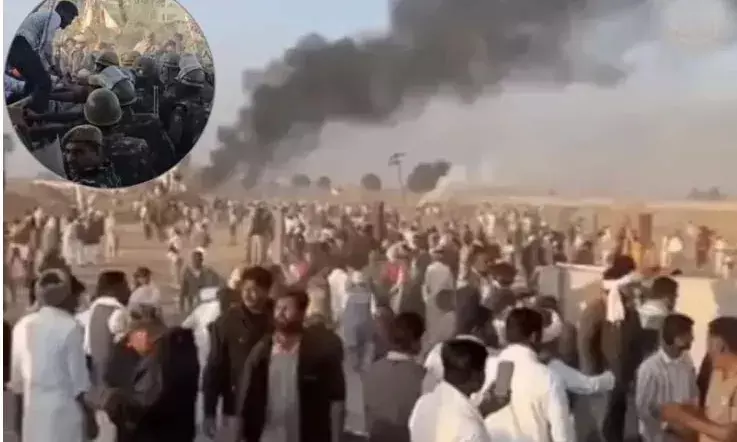 किसानों का हिंसक प्रदर्शन, विधायक का सिर फूटा, 14 गाड़ियां फूंकीं; आज भी इंटरनेट बंद