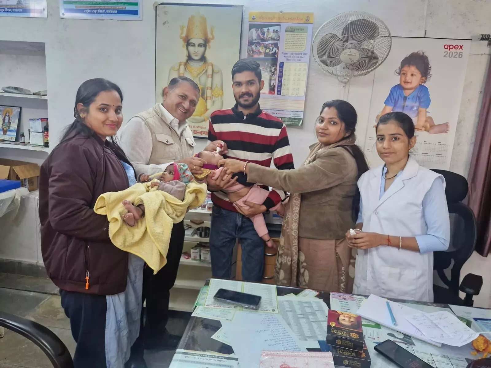 निःशुल्क स्वर्ण प्राशन आयुर्वेद चिकित्सा शिविर में 550 से अधिक लोगों ने लिया लाभ निःशुल्क स्वर्ण प्राशन आयुर्वेद चिकित्सा शिविर में 550 से अधिक लोगों ने लिया लाभ