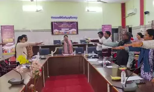 मांडल पंचायत समिति में नई चेतना 4.0 अभियान की ब्लॉक कन्वर्जेंस मीटिंग संपन्न