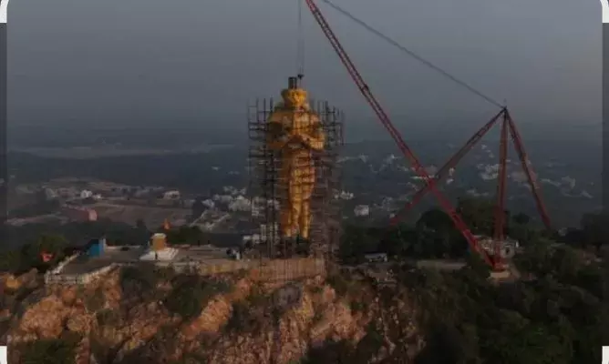 नाथद्वारा में 631 फीट ऊंची दुनिया की सबसे विशाल हनुमानजी की प्रतिमा तैयार