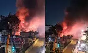 अहमदाबाद के होटल में आग, 35 लोग सुरक्षित; मैनेजर मौके से गायब