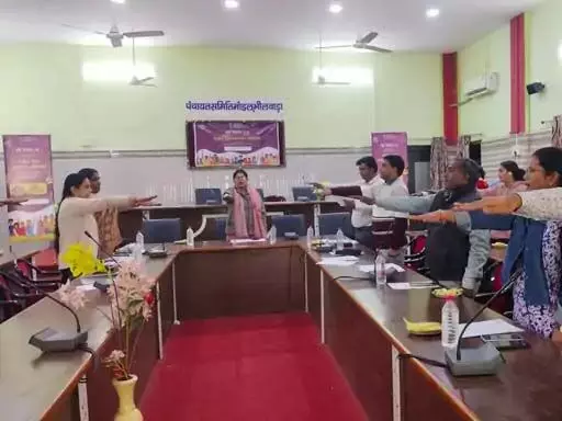 मांडल पंचायत समिति में नई चेतना 4.0 अभियान की ब्लॉक कन्वर्जेंस मीटिंग संपन्न मांडल पंचायत समिति में नई चेतना 4.0 अभियान की ब्लॉक कन्वर्जेंस मीटिंग संपन्न