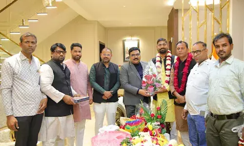 एमडी चोपदार का कांग्रेस प्रदेश अध्यक्ष के रूप में किया स्वागत एमडी चोपदार का कांग्रेस प्रदेश अध्यक्ष के रूप में किया स्वागत