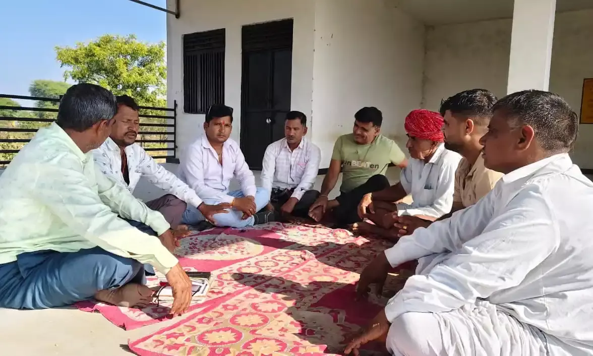 सवाईपुर में भारतीय किसान संघ की बैठक, यूरिया खाद की कमी पर हुई चर्चा