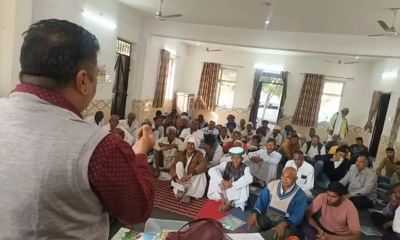 सुवाणा में परम्परागत कृषि विकास योजना की कृषक गोष्ठी आयोजित सुवाणा में परम्परागत कृषि विकास योजना की कृषक गोष्ठी आयोजित