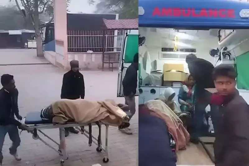 नींद की एक झपकी बनी हादसे की वजह, खाटूश्यामजी के दर्शन से लौट रहा परिवार पलटी कार में हुआ घायल नींद की एक झपकी बनी हादसे की वजह, खाटूश्यामजी के दर्शन से लौट रहा परिवार पलटी कार में हुआ घायल