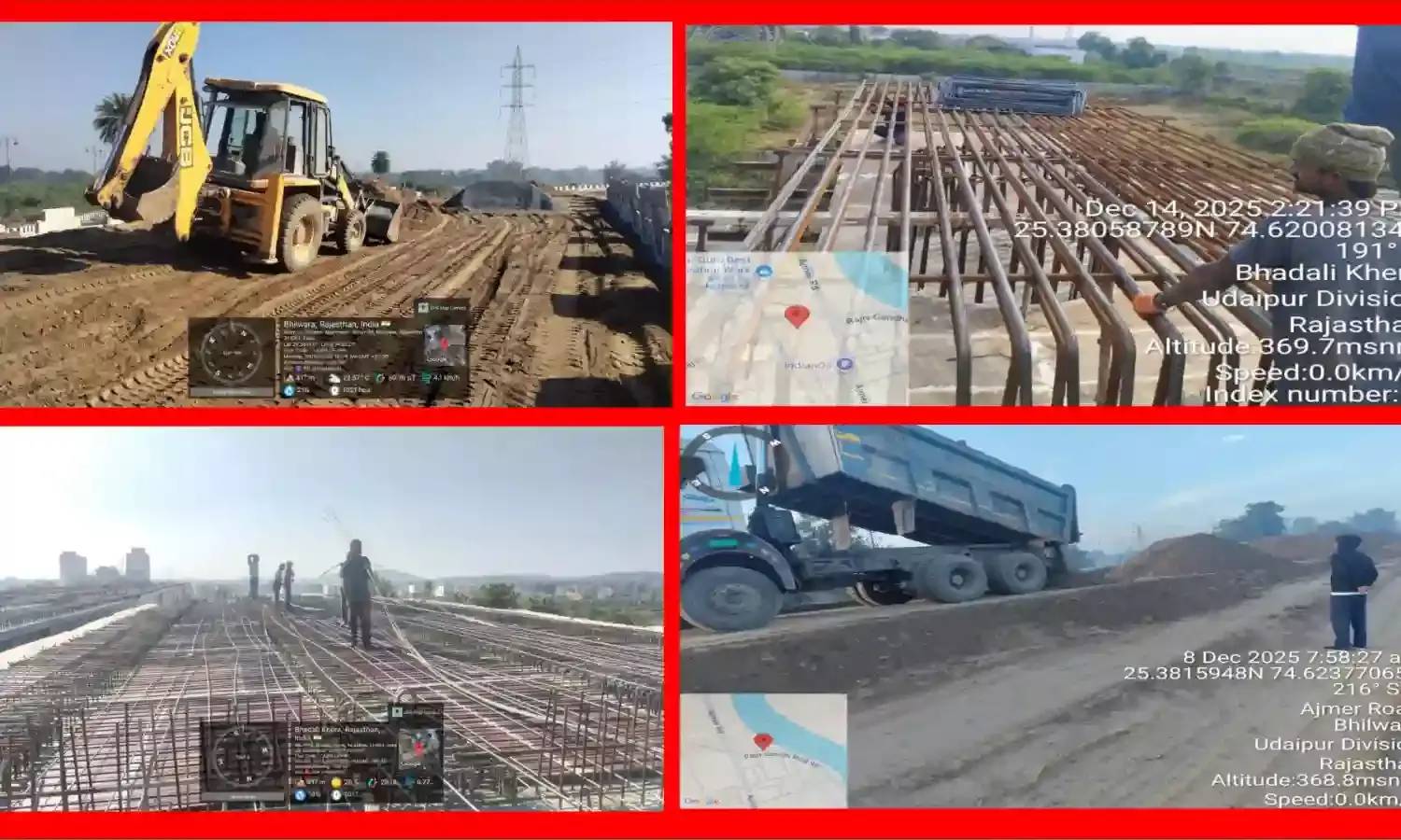 भीलवाड़ा की चारों निर्माणाधीन पुलियाओं का निर्माण कार्य जून 2026 तक होगा पूर्ण - कोठारी