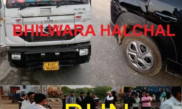 शराब के नशे में धुत ट्रेलर ड्राईवर ने कही गाड़ियों को लिया चपेट में