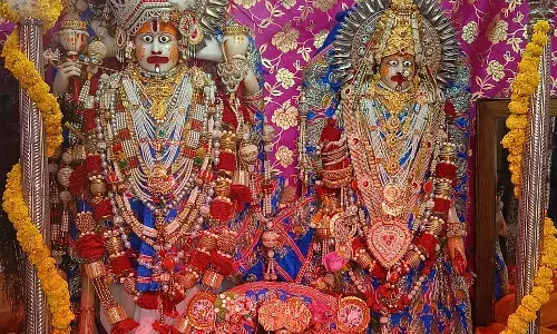 अमावस्या पर लक्ष्मीनारायण दरबार में सजी विशेष झांकी, आज से 60 दिनों तक भक्तों को मिलेगी विशेष प्रसादी अमावस्या पर लक्ष्मीनारायण दरबार में सजी विशेष झांकी, आज से 60 दिनों तक भक्तों को मिलेगी विशेष प्रसादी