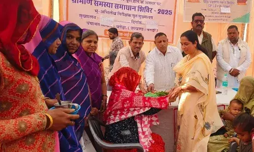 ग्रामीण सेवा शिविर के फॉलोअप में प्रकरण निपटाए, उपडाकघर को मिला नि:शुल्क पट्टा