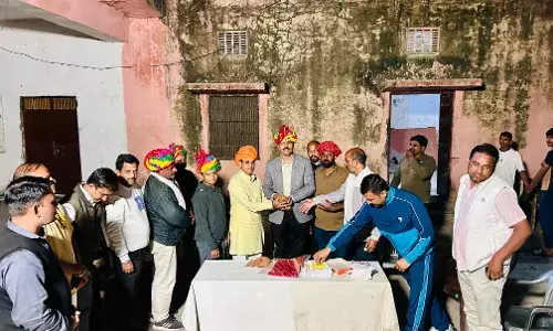 भीलवाड़ा: राष्ट्रीय कुश्ती प्रतियोगिता में गोल्ड जीतने वाली पहलवान अंजली कच्छावा का भव्य स्वागत भीलवाड़ा: राष्ट्रीय कुश्ती प्रतियोगिता में गोल्ड जीतने वाली पहलवान अंजली कच्छावा का भव्य स्वागत