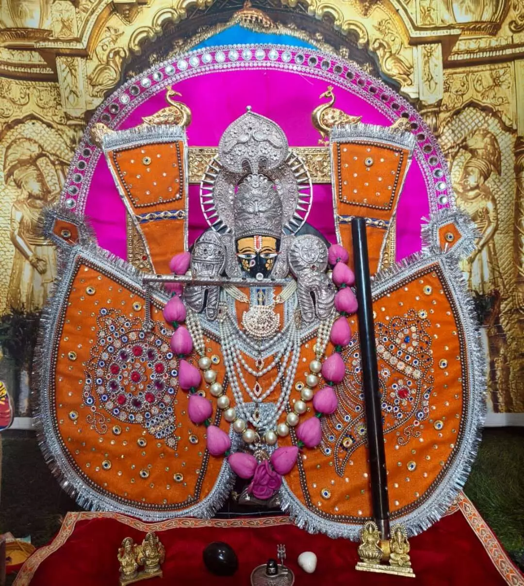 सांवरिया सेठ मंदिर में अमावस्या महोत्सव की धूम, शिखर पर फहराई ध्वजा; भजनों पर झूमे श्रद्धालु सांवरिया सेठ मंदिर में अमावस्या महोत्सव की धूम, शिखर पर फहराई ध्वजा; भजनों पर झूमे श्रद्धालु