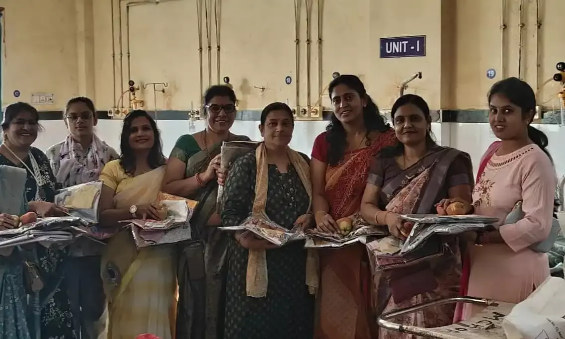 संस्कृति सप्ताह में सेवा का संदेश, अस्पताल में मरीजों और नवजातों को मिला सहारा