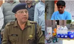 बाड़मेर में ड्रग फैक्टरी का भंडाफोड़, 80 करोड़ की एमडी जब्त, भारी मात्रा में केमिकल और उपकरण बरामद