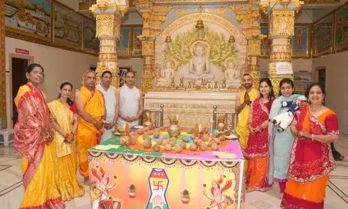 जैनत्व संस्कार विधि के साथ हुआ मूलनायक भगवान नेमिनाथ महामंडल विधान का आयोजन