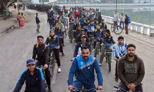 रन फॉर विकसित राजस्थान में दिखा जोश और उत्साह