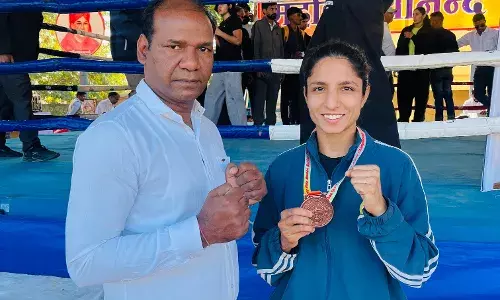 बाक्सर  रिद्धिमा को सीनियर प्रतियोगिता में कांस्य पदक