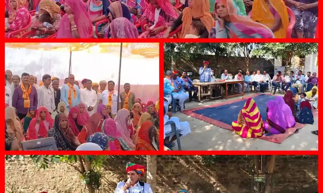 सरकार का विकास रथ यात्रा पहुंचा सवाईपुर, सरकार के 2 वर्ष के कार्यों से जनता को कराया रूबरू