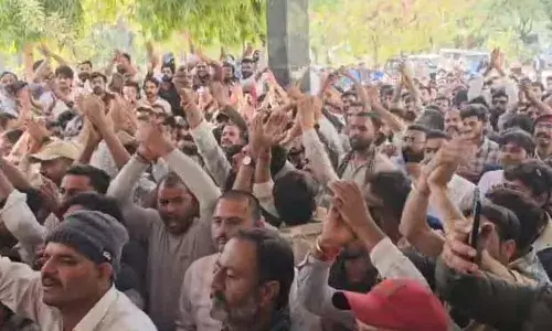 राजसमंद में सर्व समाज का विशाल प्रदर्शन, कलेक्टर से हुई वार्ता