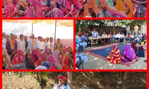 सरकार का विकास रथ यात्रा पहुंचा सवाईपुर, सरकार के 2 वर्ष के कार्यों से जनता को कराया रूबरू