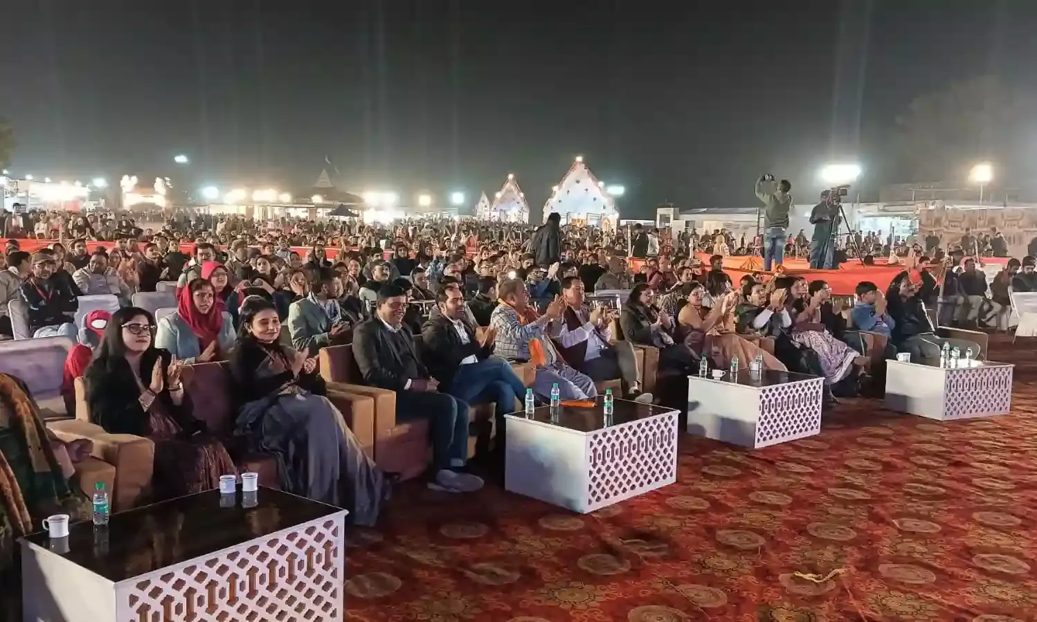 राष्ट्रीय स्वदेशी महोत्सव के तहत भव्य सांस्कृतिक संध्या का आयोजन, भजनों से गूंज उठा पंडाल