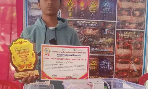 आसींद के स्वामी विवेकानंद मॉडल स्कूल आसींद के महावीर का नवाचार राष्ट्रीय स्तर पर चयनित