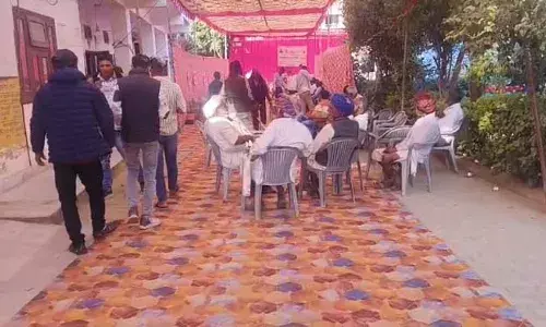 मांडल ग्राम पंचायत मुख्यालय पर ग्रामीण समस्या समाधान शिविर आयोजित