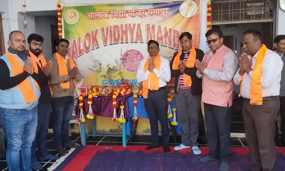 गंगापुर में धूमधाम से मनाया गया तुलसी पूजन दिवस