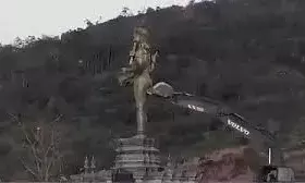 थाईलैंड ने हिंदू मूर्ति तोड़ने पर सफाई दी, बताया स्थल धार्मिक नहीं था