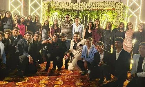 यादों और संस्कारों के संग ग्रीनवैली में सजी विदाई की शाम