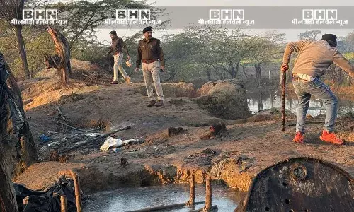 आबकारी व‍िभाग की कार्रवाई, 55 लीटर अवैध शराब बरामद,700 लीटर वॉश नष्ट