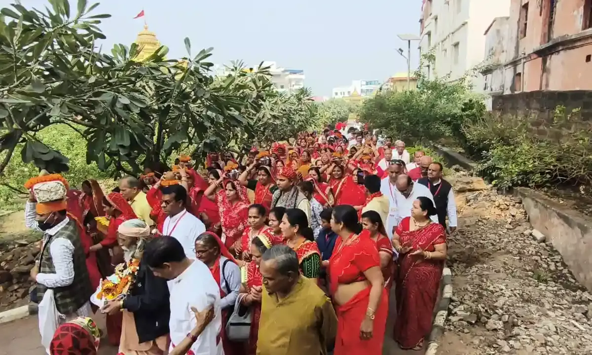 श्री जगन्नाथ पुरी उड़ीसा में भागवत कथा प्रारंभ