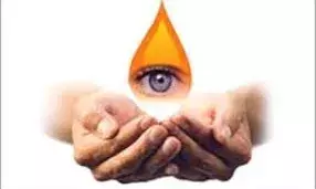 आरएनटी मेडिकल कॉलेज में मेहता का हुआ नेत्रदान