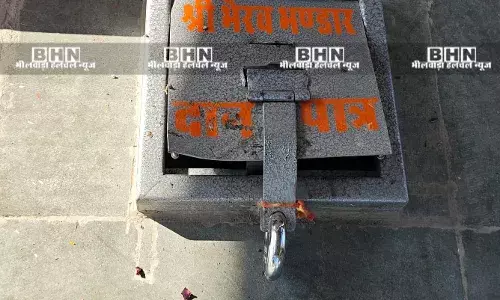 श्री निमडिया भैरवदेव मंदिर में चोरी, चोरों ने दानपात्र और कीमती सामान चुराया