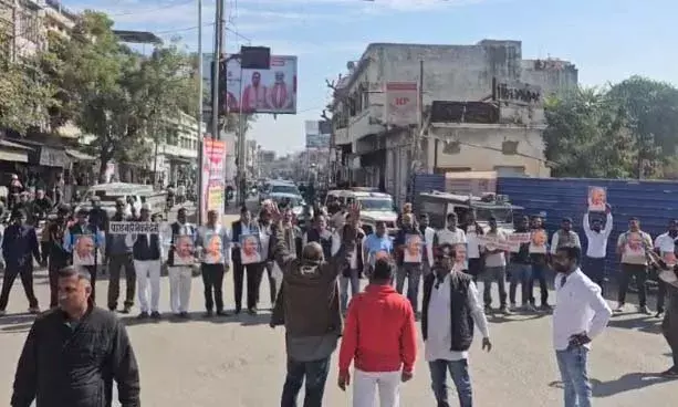 राजसमंद में कांग्रेस ने अरावली संरक्षण के लिए निकाली पैदल रैली
