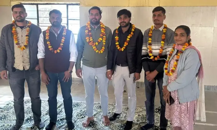 सहाड़ा तहसील में पटवार संघ का निर्विरोध चुनाव संपन्न