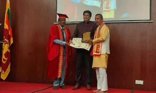 यूनाइटेड नेशन एस्ट्रोलॉजी कॉन्फ्रेंस में पंडित शर्मा को किया सम्मानित