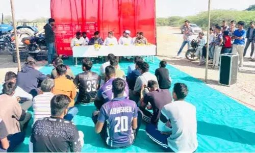 श्रीराम क्रिकेट प्रतियोगिता जसवंतपुरा में प्रारंभ, पहले मैच में बरण टीम विजेता