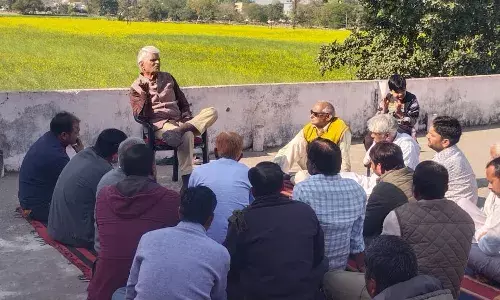 पूर्व विधायक स्व धाकड़ की मूर्ति अनावरण को लेकर बैठक आयोजित