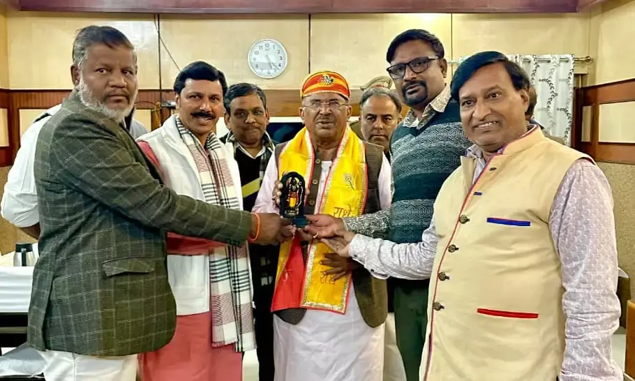 विधानसभा अध्यक्ष देवनानी के भीलवाड़ा आगमन पर राजस्थान जन मंच ने किया स्वागत