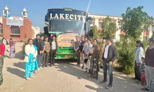 शैक्षिक एवं सांस्कृतिक भ्रमण पर रवाना हुआ मॉडल स्कूल पोटला का दल