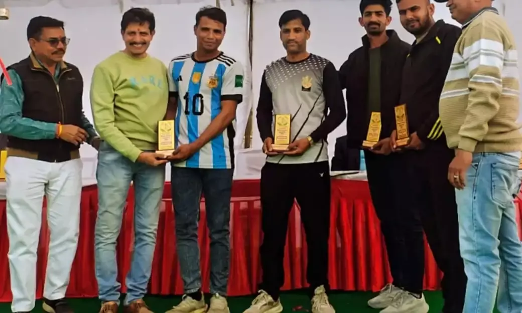 भीलवाड़ा की 400 मीटर रिले टीम उपविजेता, शिक्षक खिलाड़ियों ने बढ़ाया जिले का मान