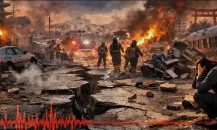 न्यू ईयर पर जापान में 6 तीव्रता का भूकंप, पिछले झटके की याद ताजा