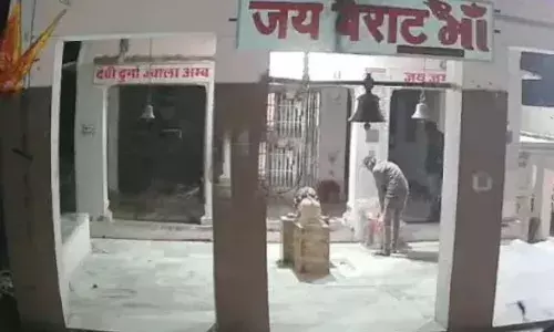 बैराट माताजी मंदिर में चोरी, दानपात्र तोड़कर नकदी ले गए चोर