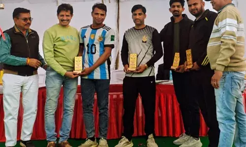 भीलवाड़ा की 400 मीटर रिले टीम उपविजेता, शिक्षक खिलाड़ियों ने बढ़ाया जिले का मान