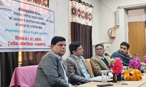 आशान्वित ब्लॉक कार्यक्रम की समीक्षा, भीम में विकास कार्यों पर जोर