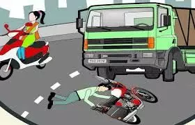 ट्रक की टक्कर से दो नाबालिगों की मौत, एक गंभीर घायल