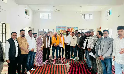 निर्माणाधीन वीर तेजा बालिका जाट छात्रावास का किया निरीक्षण