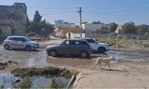 आसींद में राष्ट्रीय राजमार्ग मरम्मत का आश्वासन, आंदोलन फिलहाल स्थगित
